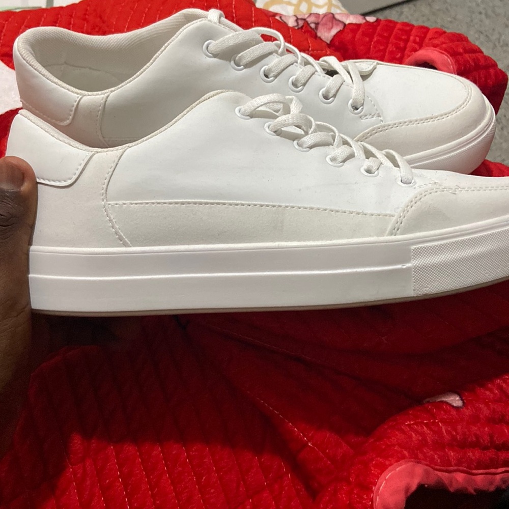 White sneakers